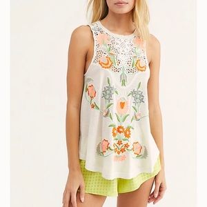 Free people flower power tank